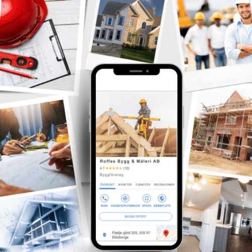 Foton och bilder i en Google Företagsprofil